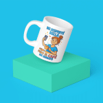 Taza Me Desperté Bella, Pero el Café Me Remató