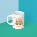 Las mañanas son mejores con gatitos y café