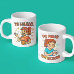Pack Tazas 'Yo hablo + Yo finjo que escucho'