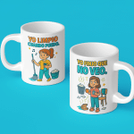 Pack Tazas 'Yo limpio cuando puedo + Yo finjo que no veo'
