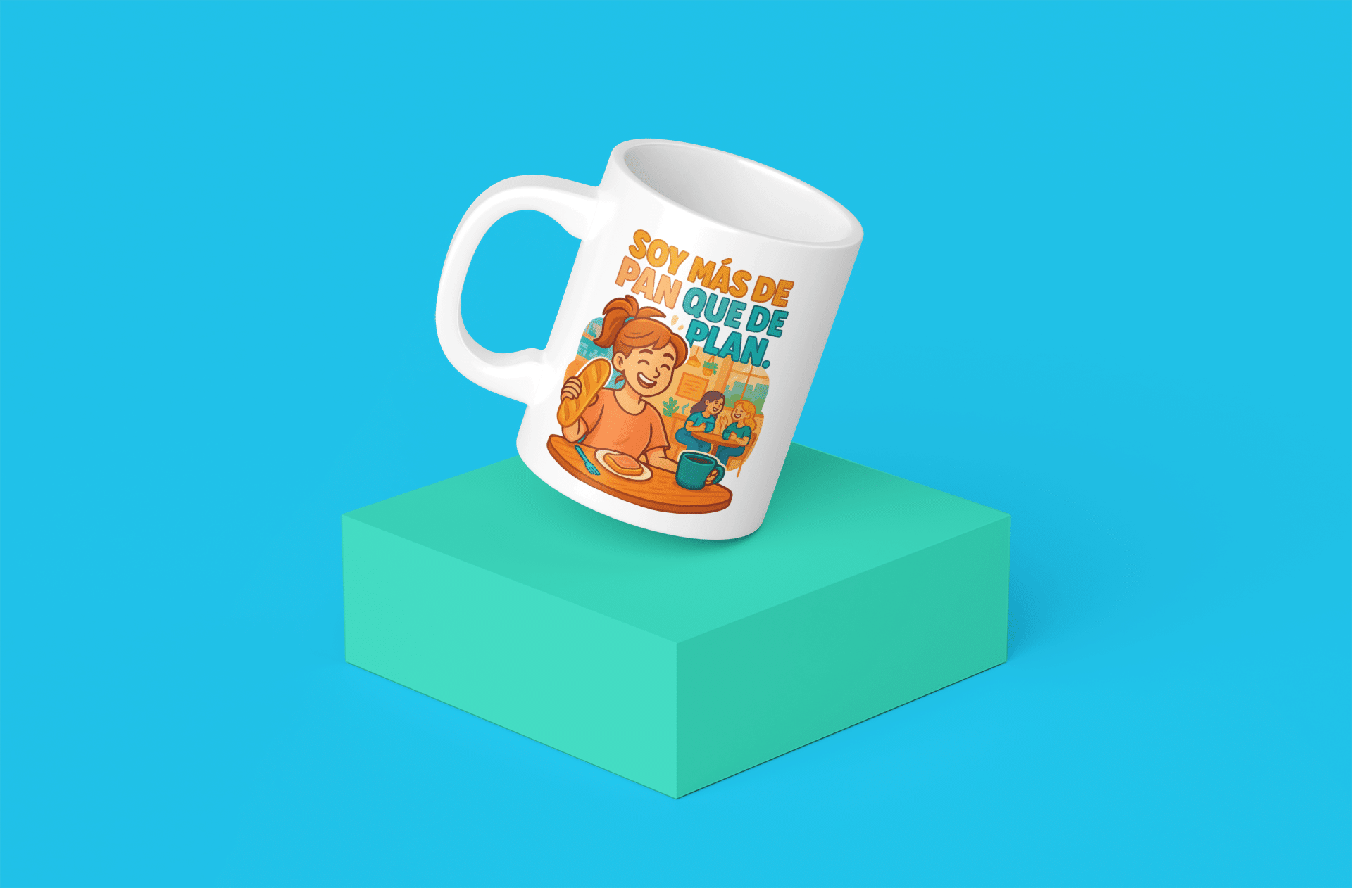 soy-pan Taza Soy Más de Pan Que de Plan - Imagen 1