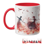 Taza Bicolor Pato Blue Danzantes de la Noche de Halloween - Imagen 2