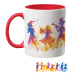 Taza Bicolor Pato Blue Banda de Calabazas Musicales - Imagen 2