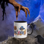 Taza Bicolor Pato Blue Calaveras Festivas Día de Muertos - Imagen 6