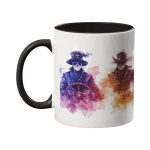 Taza Bicolor Pato Blue Duelistas Fantasmales